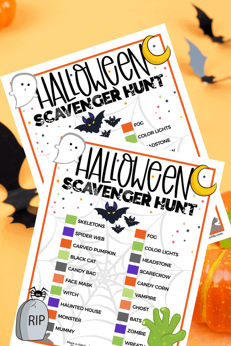 Halloween Scavenger Hunt For Kids – Modernmomlife