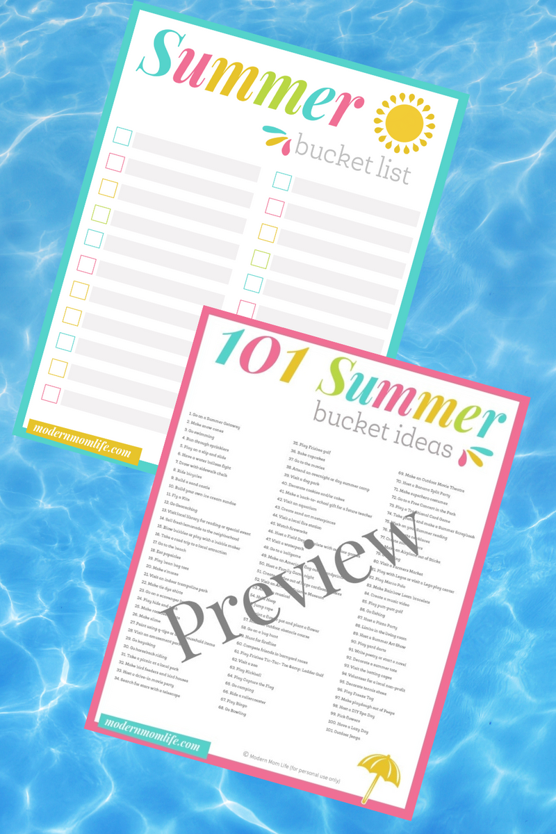 Summer Bucket List - iMOM