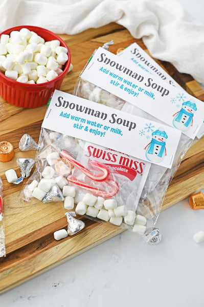 Snowman Soup Gift Tag