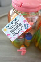 Summer Vacation Gift Tags for Teachers