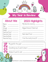 2023 Year in Review Questionnaire