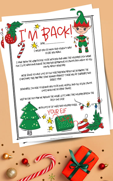 Elf Welcome Letter