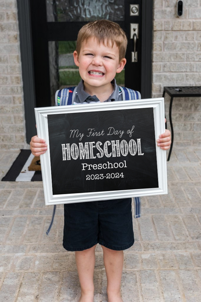 2023 - 2034 Homeschool First Day of Signs