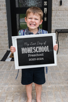 2023-2024 Homeschool Last Day of School Signs