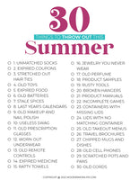 Summer Decluttering Guide