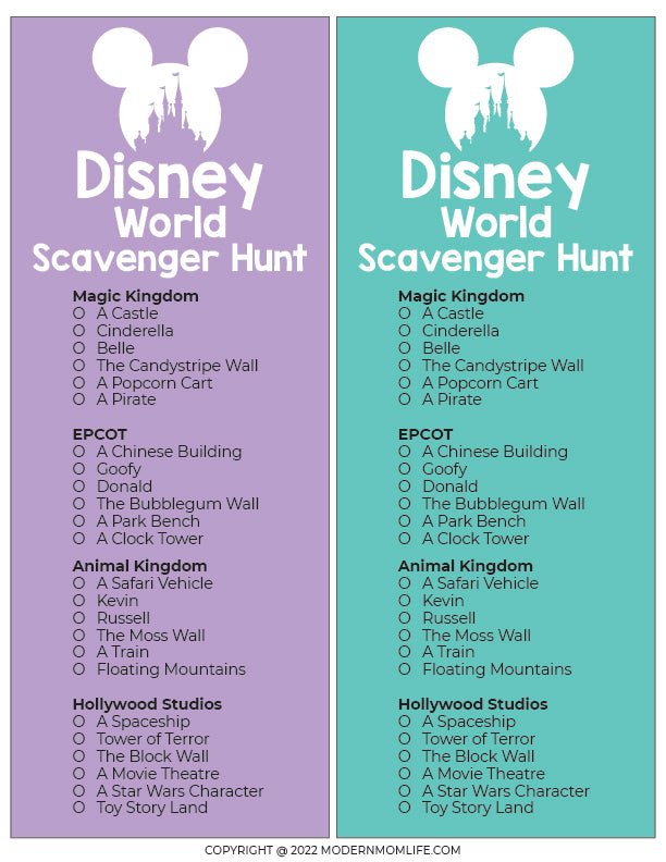 DISNEY Springs, Family Reunion Games, Kids SCAVENGER HUNT, Digital ...