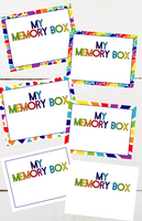 DIY School Memory Box Printables – modernmomlife