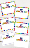 DIY School Memory Box Printables – modernmomlife