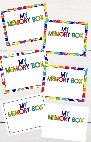How to: Make a School Memory Box {free printable} – My Organized Tribe