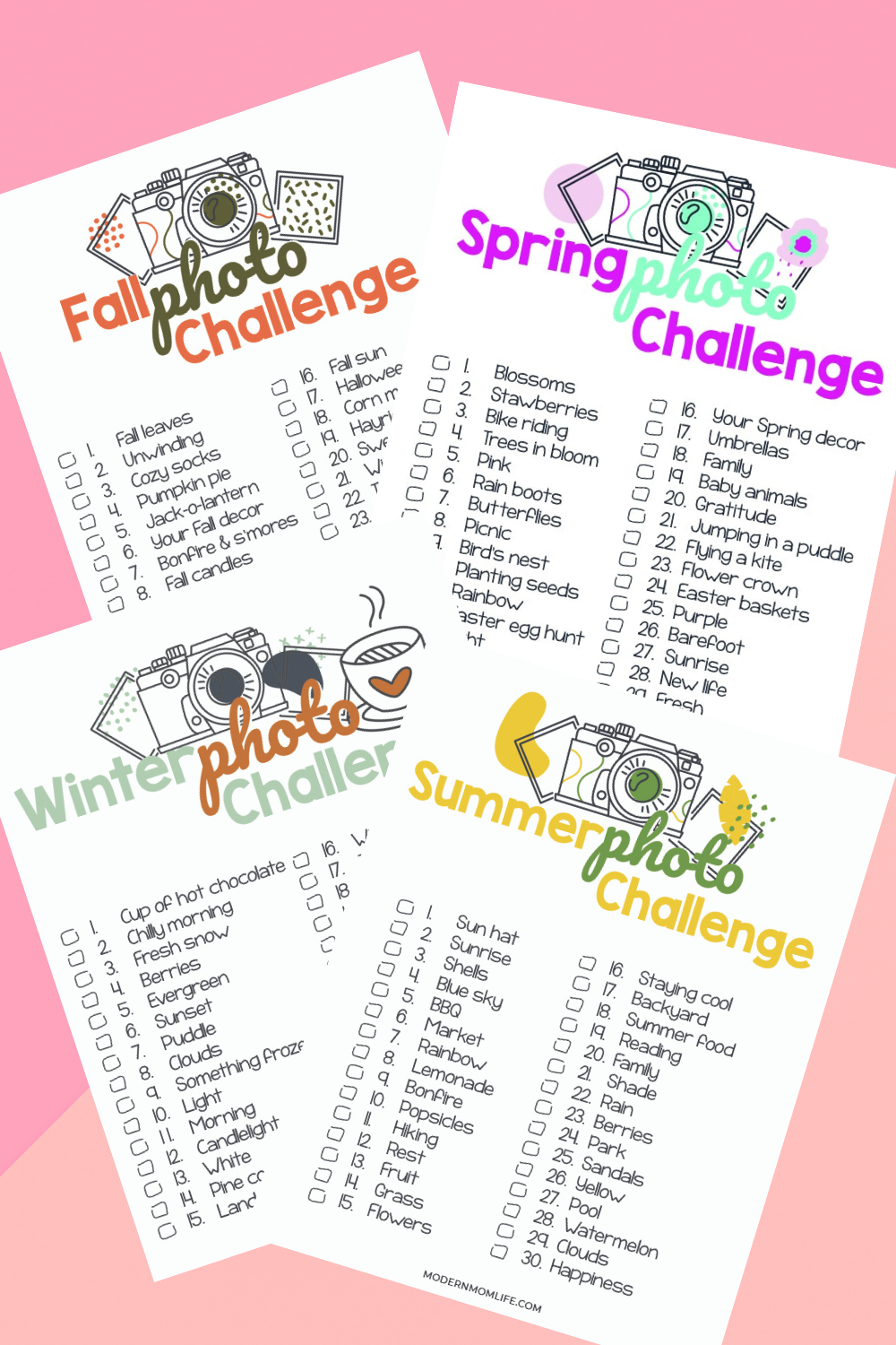 Ultimate Photo Challenge Bundle (4 items) – modernmomlife