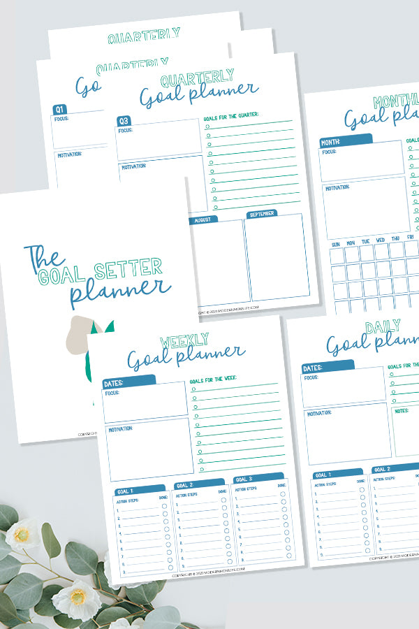 Ultimate Goal Setting Planner – modernmomlife