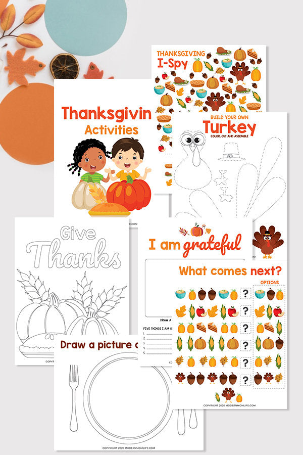 Thanksgiving Activity Pages – modernmomlife thanksgiving-activity-pages-modernmomlife