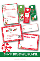 Letter to Santa Claus Christmas Kit for Kids