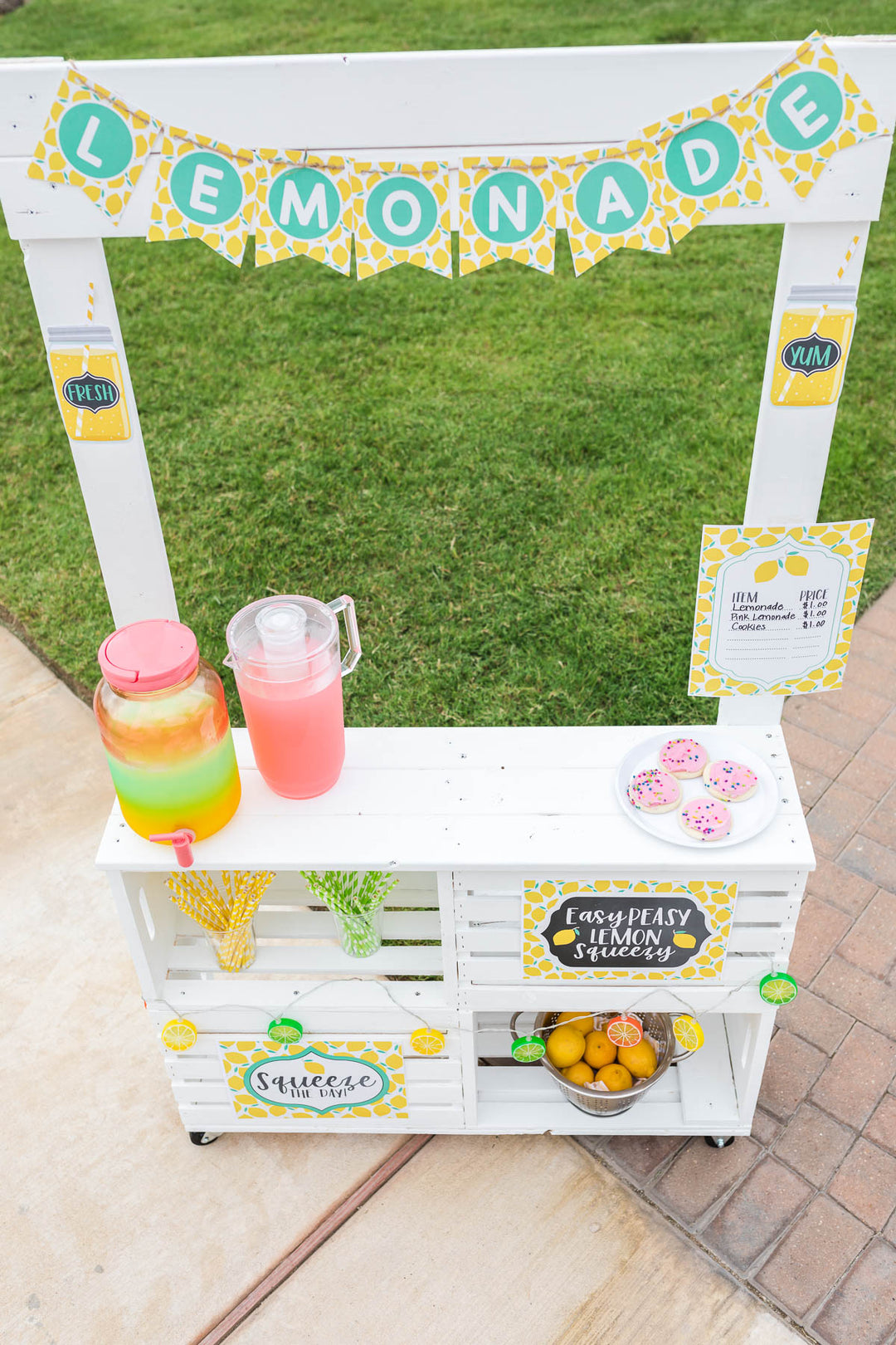 DIY Lemonade Stand Kit modernmomlife